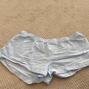 Brandy Melville Light Blue Women Shorts Cargos